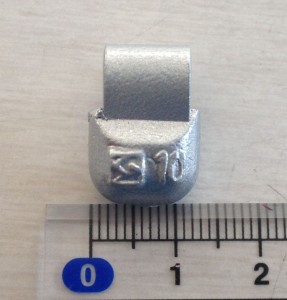 鉛製アルミ打込みウエイトNO5小箱１０ｇ（２４個/箱）１０箱