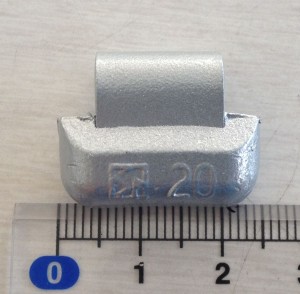 鉛製アルミ打込みウエイトNO5小箱２０ｇ（２０個/箱）１０箱